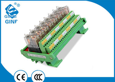 China 24 VDC OMRON PLC Relay Module JR-8L2 DIN Rail Mounting NPN And PNP Compatible supplier
