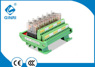 China 6 Road Relay Module JR-6L2 , Optocoupler Relay Module 87×63 Mm Dimensions supplier