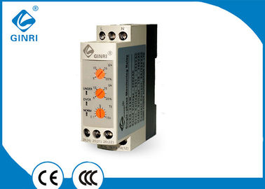 China 50/60 Hz Single Phase Voltage Monitoring Relay DIN Rail Mounting For Compressors supplier
