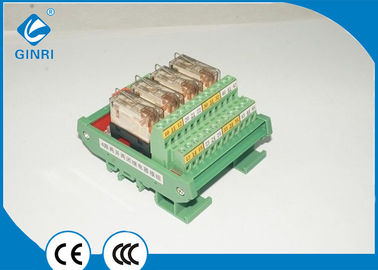 China DC Output Board PLC Relay Module ,  4 Channel Weidmuller Relay Board DPDT supplier