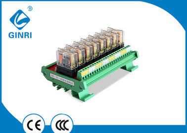 China 220V Output Control Board 8 Channel Relay Module High Low Trigger 10A SPDT DPDT supplier