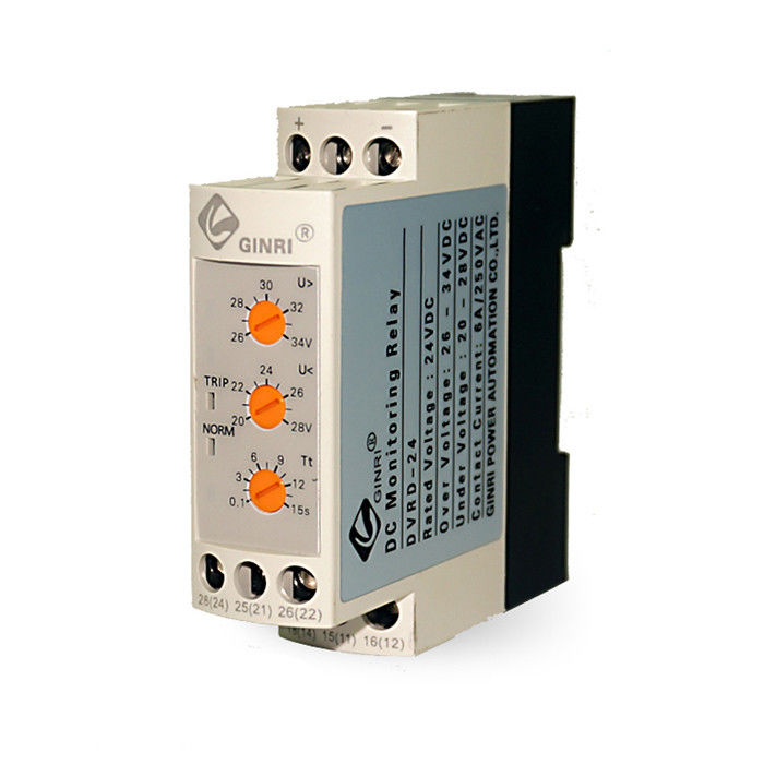 Dc Over / Under Voltage Relay Dvrd 24 Single Phase Protection Relay Compact