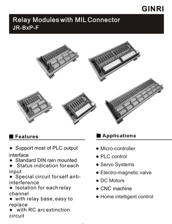 DC Motors 32 Channel PLC Relay Module With RC ARC Extinction Circuit