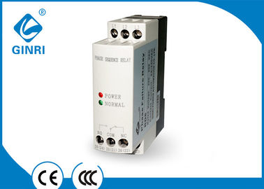 China Sequence 3 Phase Undervoltage Relay 2 LEDs For Status Indication 200-500 VAC supplier