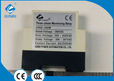 China Adjustable Phase Loss Protection 3 Phase Monitoring Relay With Din Rail Mount supplier
