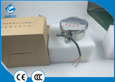 China Gas Water Digital Pressure Switch Gauge 0.6Kg 4 Digital LED Display Pressure supplier