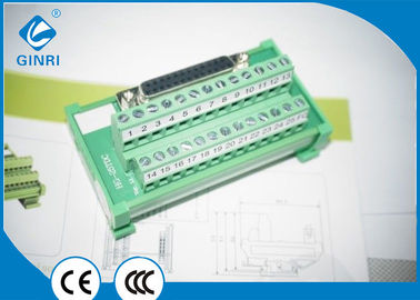 China D-Sub Female Terminal Block 16-22 AWG Support Most Of PLC Output Interface supplier