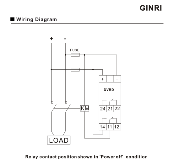Adjustable DC Voltage Sensing Relay 6A  250VAC DVRD  CE / CCC Certification